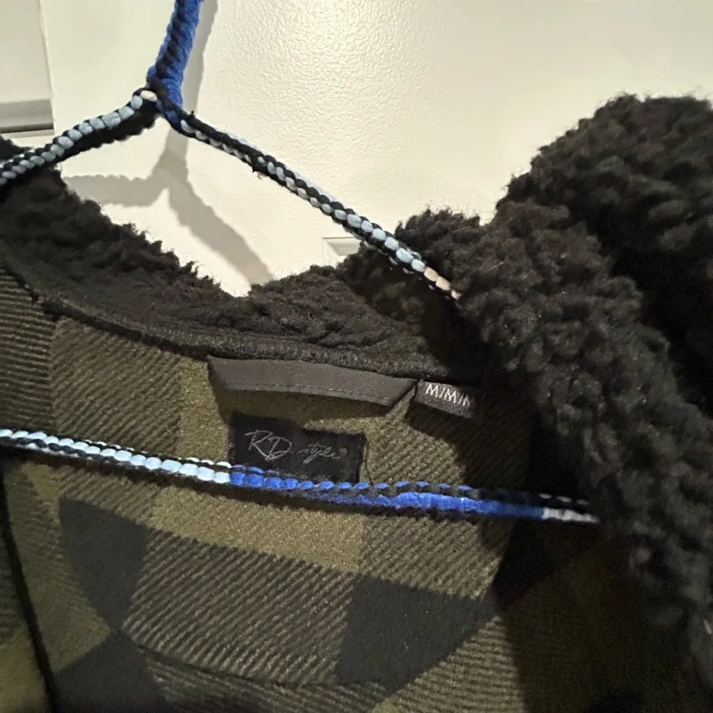 RD Style dark green plaid Shacket - Picture 2 of 5